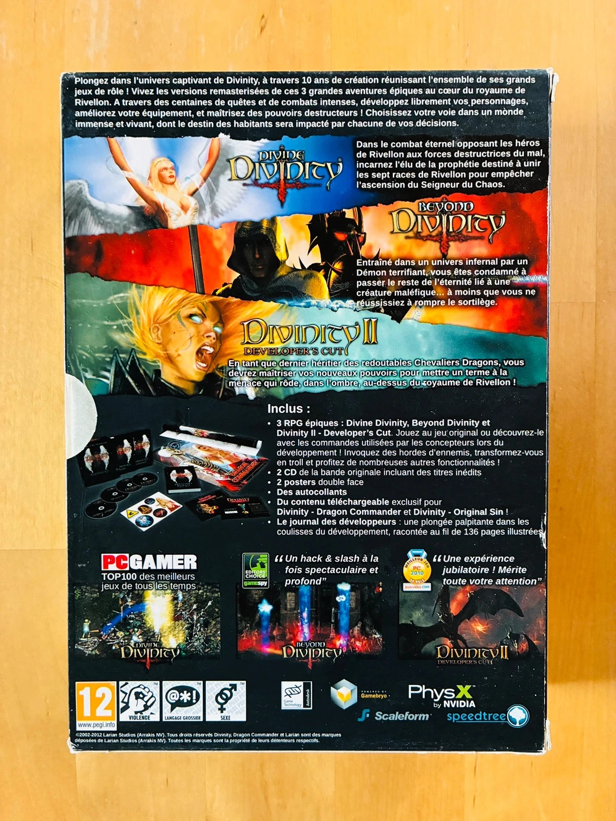 Coffret Jeu PC Divinity Anthology. – photo 2